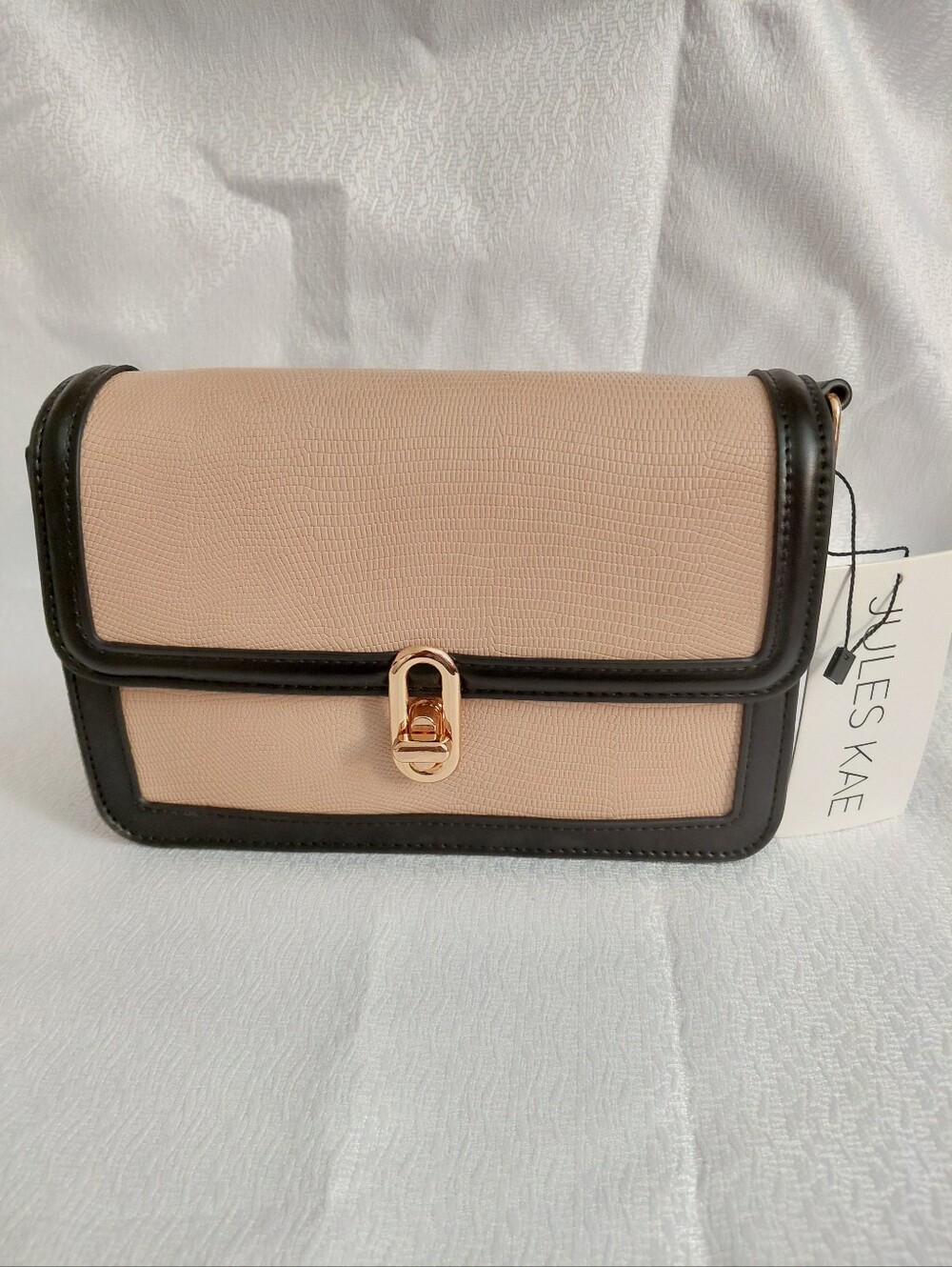 Jules Kae Mia Satchel Crossbody Bag with Adjustable Buckle Strap NWT